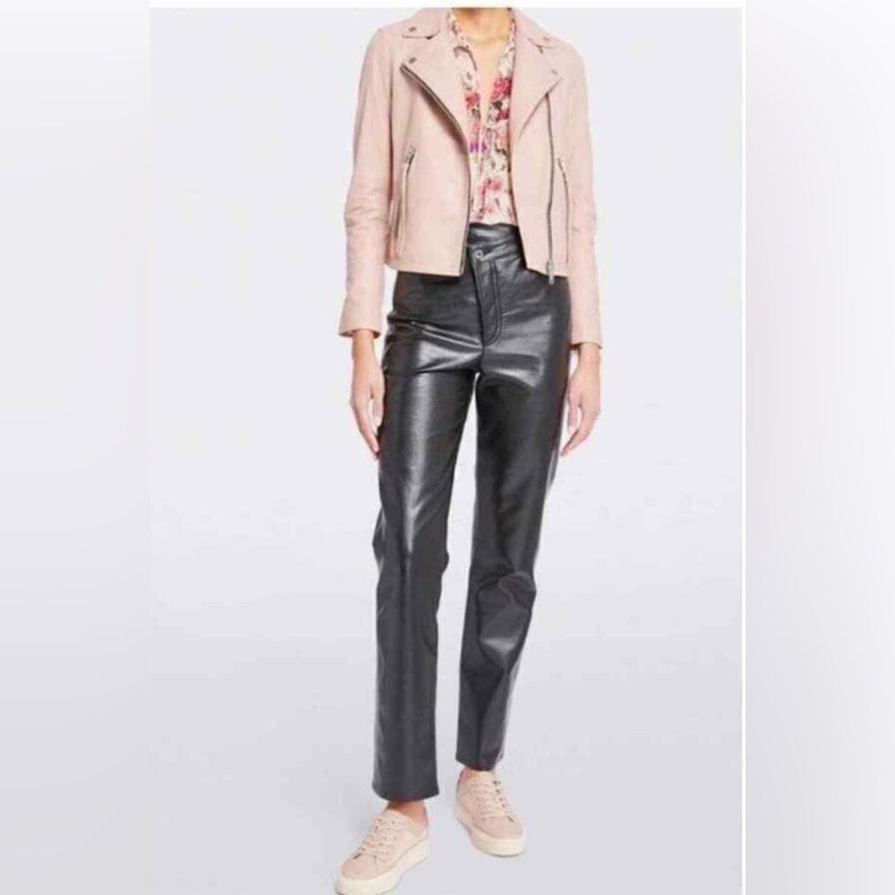 ALL SAINTS Trish suede platform sneaker in Dirty Pink. US 8/39 - Picture 3 of 13